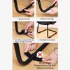 6x Felt Furniture Pads with Hook & Loop Fasteners Wrap-Around Felt Floor Saver Chair Sled Floor Glides Tubing Protector