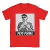 Casual TShirt Beach Peso Pluma Novelty TShirts  Cotton Tee Shirt for Mens Y2K Funny Pattern Short Sleeve Tees