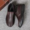 Fashion 2024 Spring Autumn Soft Sole Comfortable Casual Shoes Black Business Formal Leather Shoes Non-slip Breathable Sneakers for Men