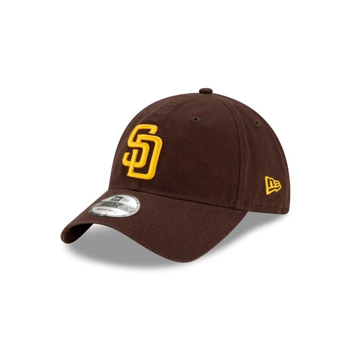 New Era 9TWENTY Strapback Cap San Diego Padres 920 Brown