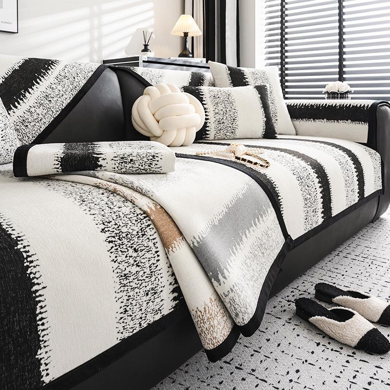 

Подушка для дивана из синели, высококачественная универсальная нескользящая подушка для дивана Four Seasons, чехол для дивана, ткань, спинка, полотенце, не царапается 70*70cm