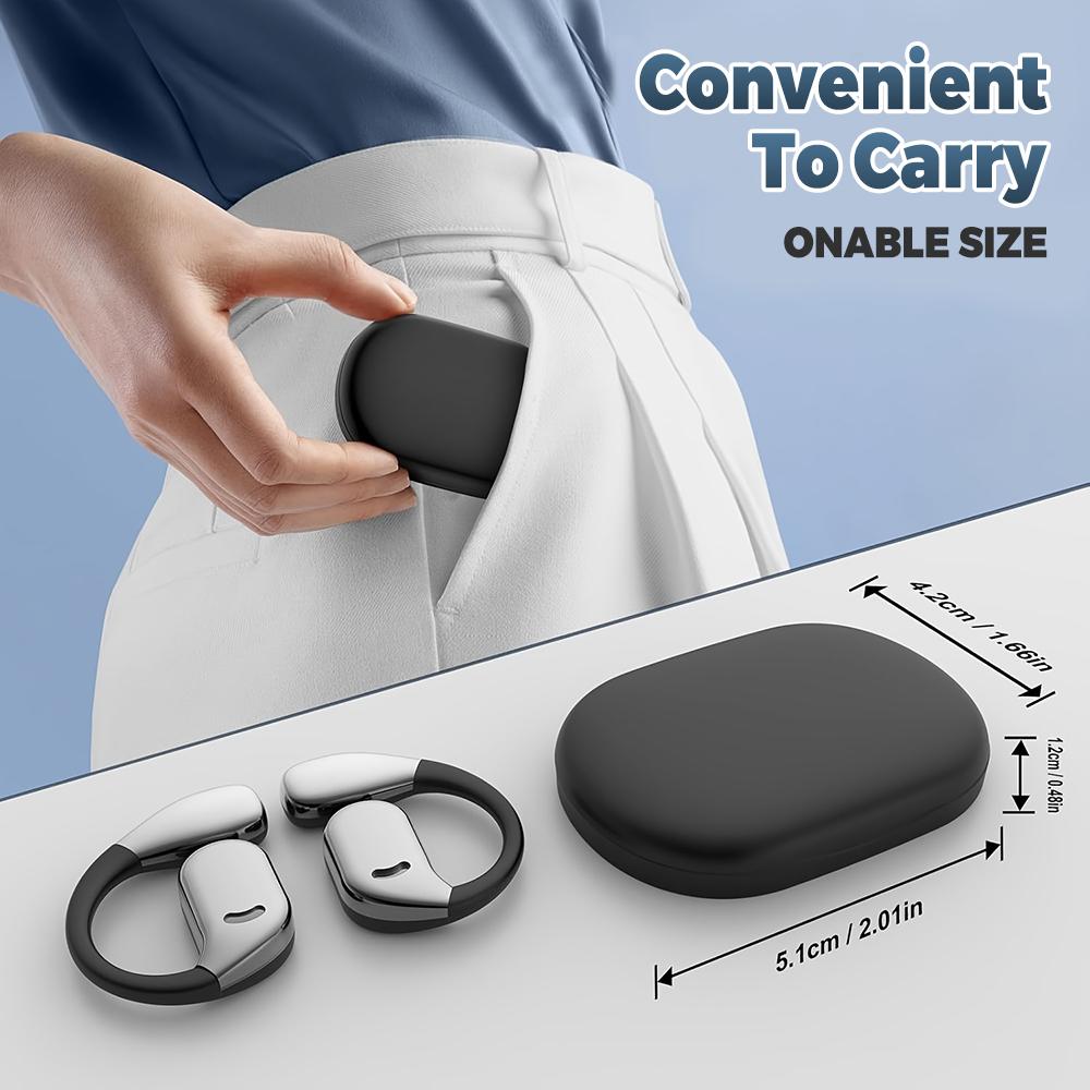 M75 AI Tłumaczenie Bezprzewodowe Słuchawki Bluetooth 5.4 Open-Ear, Słuchawki OWS Nie-Douszne z Tłumaczeniem w Czasie Rzeczywistym na 144 Języki