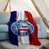 1 Stück Esporte Clube Bahia Sportverein Emblem Aufgedruckte Weiche Flanelldecke Überwurf für Schlafzimmer Wohnzimmer Sofa Camping Fan Geschenke Weihnachtsgeschenke
