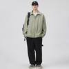 New Coat Men's Lapel Jacket Men's Autumn and Winter Loose Casual Solid Color Joker Tooling Sports