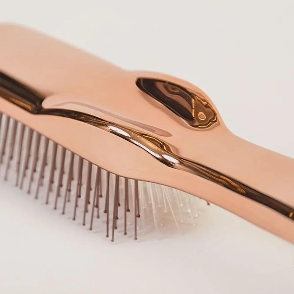 S HEART S Sculp Hair Brush World Model Long Pink Gold
