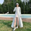 Long full body sunscreen clothes women's 1011 summer new ice silk thin sunscreen clothes ice feeling UV protection dress