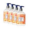 Deep Perfume Body Lotion Pink Grapefruit Scent 520ml X4