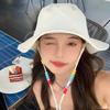 Portable Sun Hat Wide Brim Quick Drying Hat with Windproof Rope Breathable Sunshade for Outdoor Surprise Gift