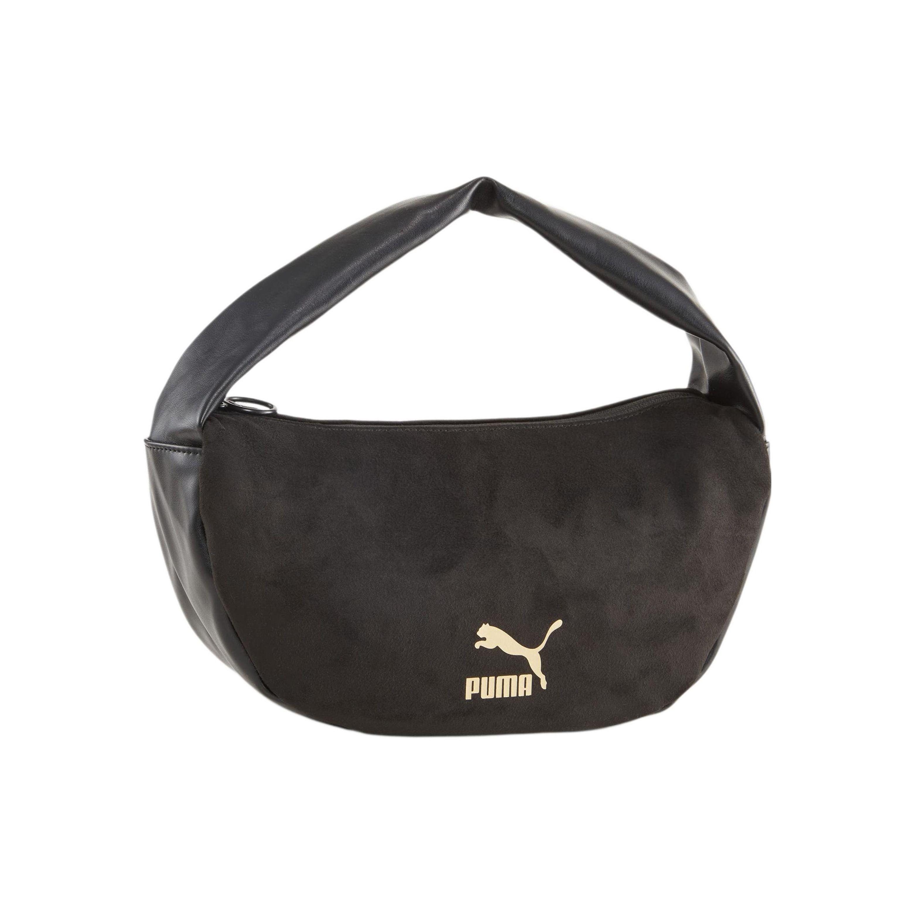Puma Fashion Portable Zipper Closure Polyester Casual Storage Tote Crossbody Shoulder Bag Women bags Black 079923-01 Black 5090₽