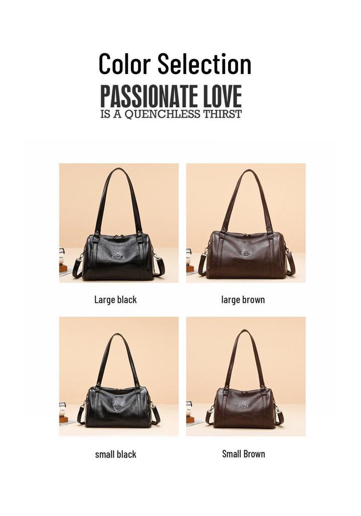 2026 Women's High-End Crossbody & Shoulder Tote - Large Capacity, Versatile Boston Bag for Commuting
