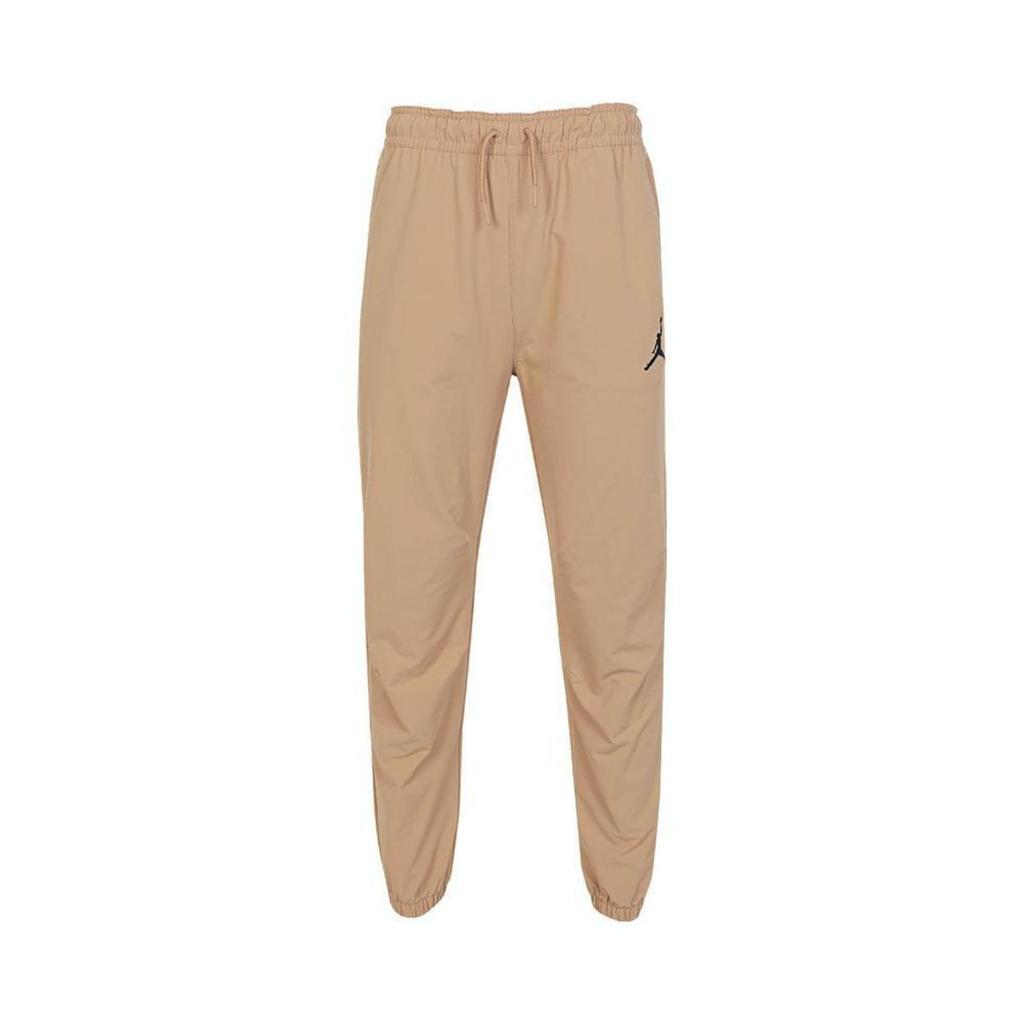 Jordan Simple Comfortable Brand Logo Woven Casual Pants Kids Bottoms Beige HF2404-200