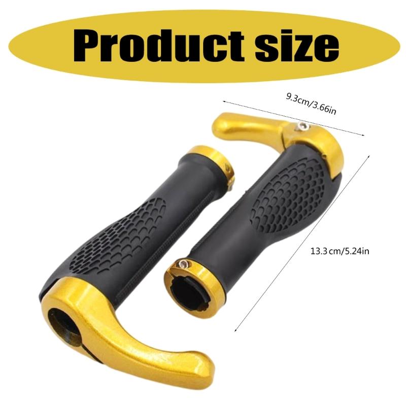 Ergonomical Bikes Grip Handle Ergonomical Bikes Grip Handle Nonslip Locking on Handle Cover Bicycles Handlebar Grips