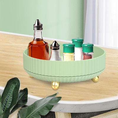 Luxury Rotating Makeup Organizer Large Capacity Multifunctional Jewelry Tray Dishes Platter Vanity