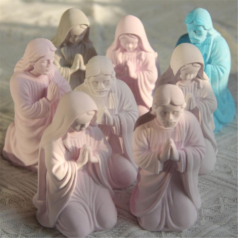 Heart Silicone Tray Mold Heat Resistant Easy Demolding Heart Plate Silicone Mould For Rosary Stand Soap Jewelry Tray