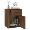 Nightstand Brown Oak Look 50x36x60 cm Engineered Wood