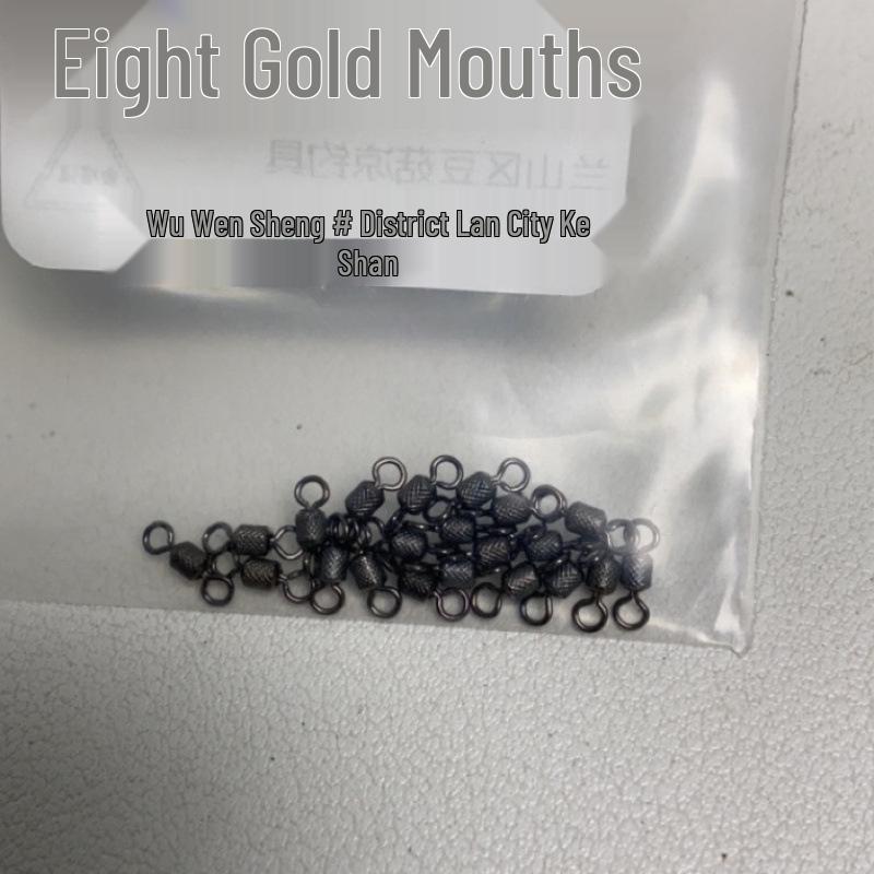 UEDA High-Speed Swivel, Black, 20pcs: Smooth, No-Stick Design