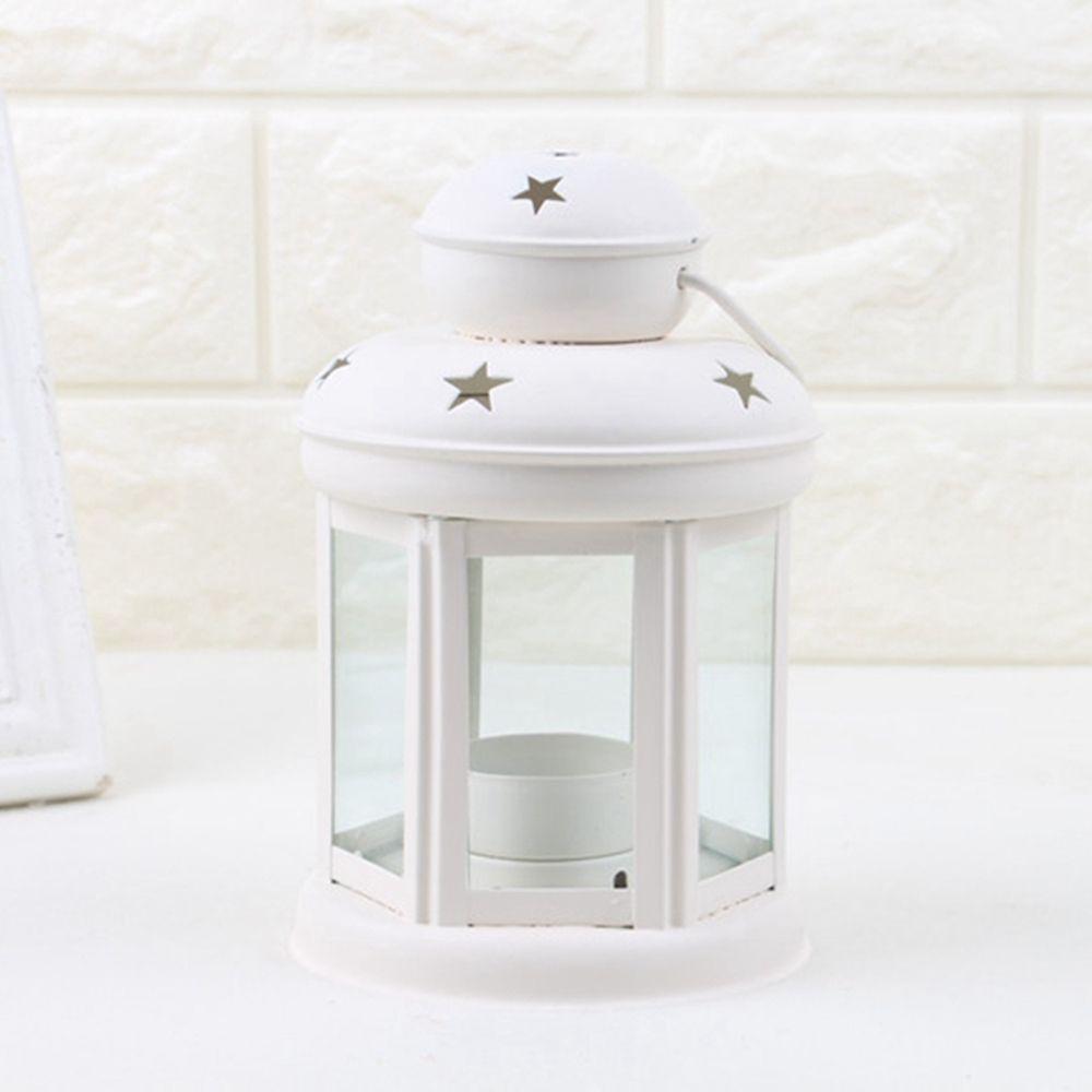 Fransk Vintage Anheng Stjerne Modeller Jern Lanterne Hjemmedekorasjon Lysestake Lysestake