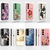 Voor Infinix Hot 50 Pro Plus 50i Hoesje Schattige Cartoon Zachte Vloeibare Siliconen Camera Beschermhoes Voor Infinix Hot 50Pro+ 50 i Shell