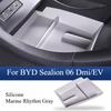 For BYD Sealion 06 Dmi/EV Central Control Lower Silicone Storage Box Automobiles Storage Box Interior Supplies Accessories