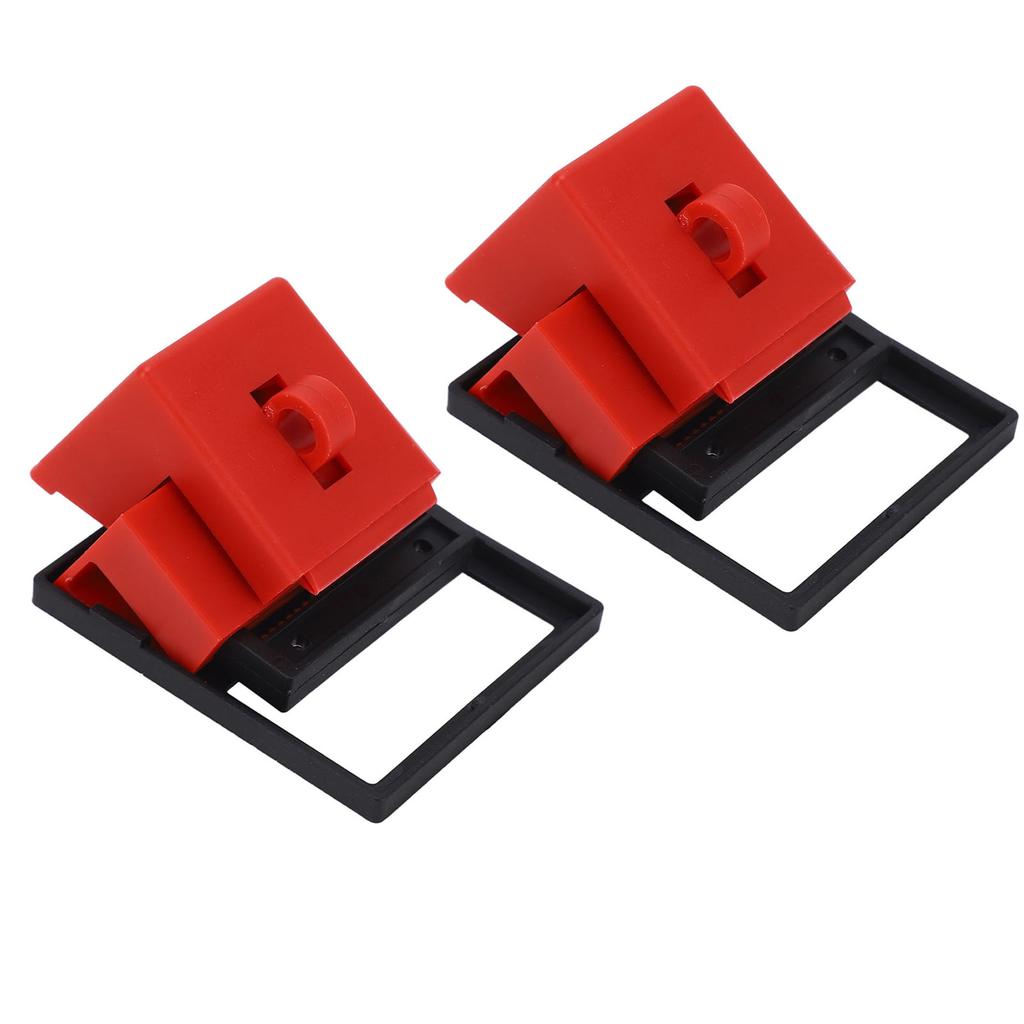 2 Stück Aufklemmbarer Leitungsschutzschalter-Sperre Leitungsschutzschalter-Aussperrvorrichtung PA66 Zubehör für Sicherheit