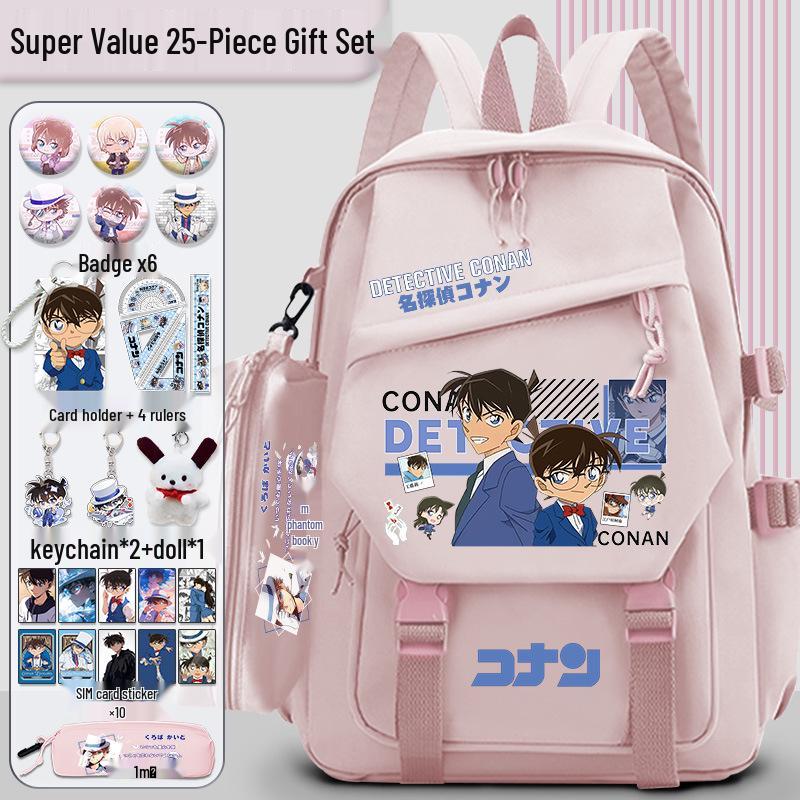 Detective Conan x Kaito Kid Large Capacity Backpack for Students