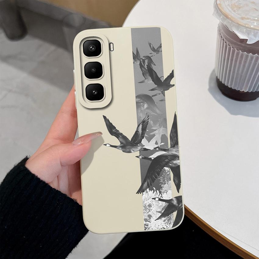 For Infinix Hot 60 50 Pro Plus 40Pro 30 Play 70 60i 50i 40i 30i Phone Case Sweet Bunny Cake New Upgrade Soft Smooth Silicone Lightweight Durable Shell