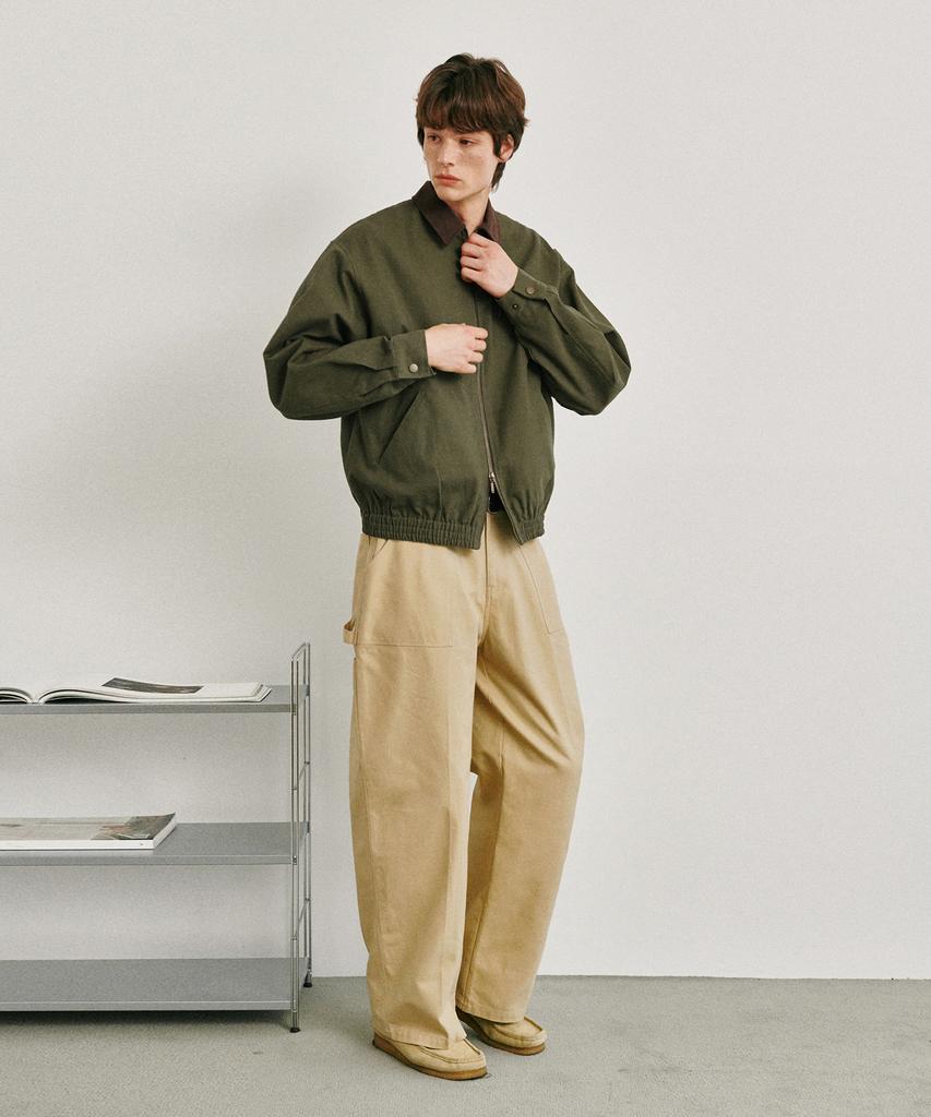 GLW Carpenter Fatigue Cotton Pants Beige