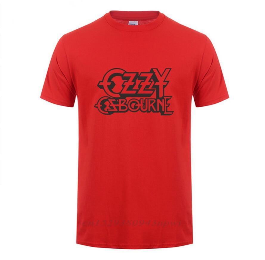 2024 Summer Ozzy Osbourne T Shirts Printed Men Brand Hip Hop Short Sleeve Tshirt Custom Printed Punk Rock Custom Tshirt