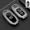 New For T A6 A7 A8 E-tron Q5 Q7 Q8 C8 D5 Transparent TPU Car Remote Key Case Cover Shell Keyless Holder Fob Keychain Accessories