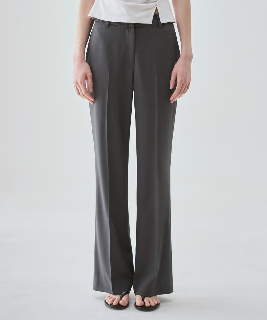 Deuloupisumeon Summer Slim Bootcut Slacks [Black]