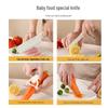 ZhiShi Kitchen Knife & Peeler Set with Pink Cutting Board, 5-Piece