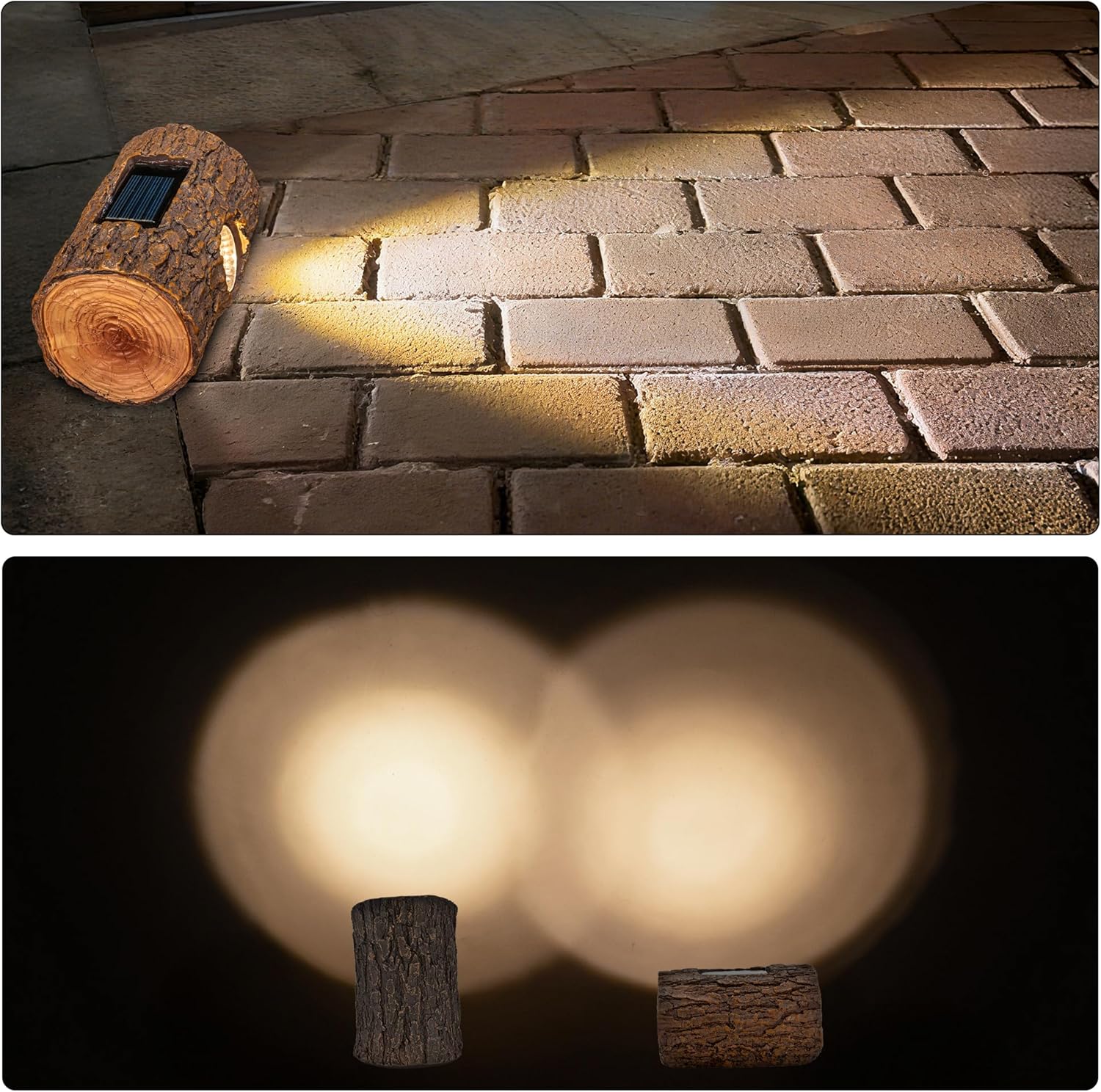 

2 Pack Solar Tree Stump Lights Outdoor Waterproof LED Garden Decor for Patio, Yard Art Birthday Gift for Women Mom United States