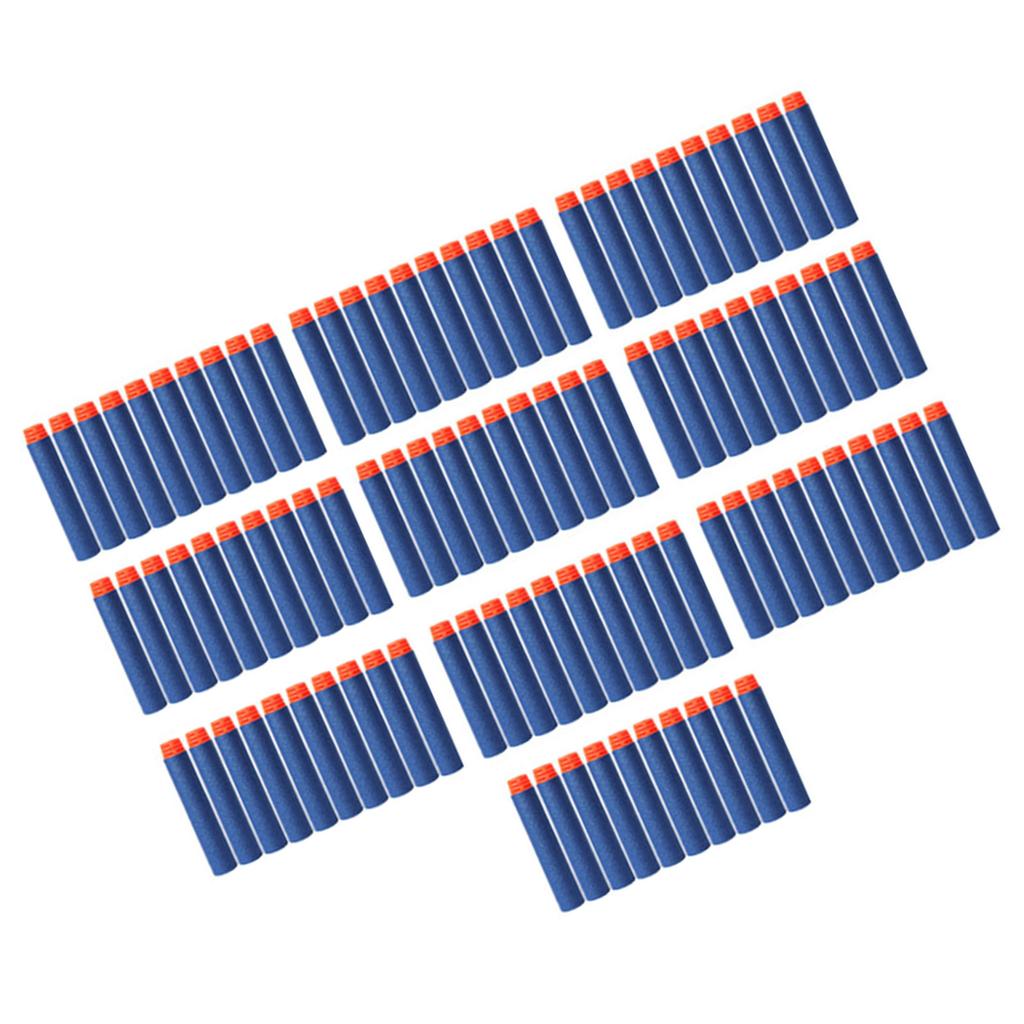 100Pcs Foam Refill Darts 7.2cm Portable Soft Foam Refill Dart for Toy Gun Children Kids Blue