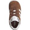 Adidas Gazelle Comfort Closure EL I Gebraucht Braun Baby Sneaker Wolkenweiß Gold-Metallic IH0360