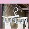 Rectangular Foldable Drying Rack Drying Sock Clamp Tools Plastic Durable Balcony