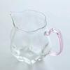 Plum Blossom Melon-Ribbed Glass Tea Pitcher