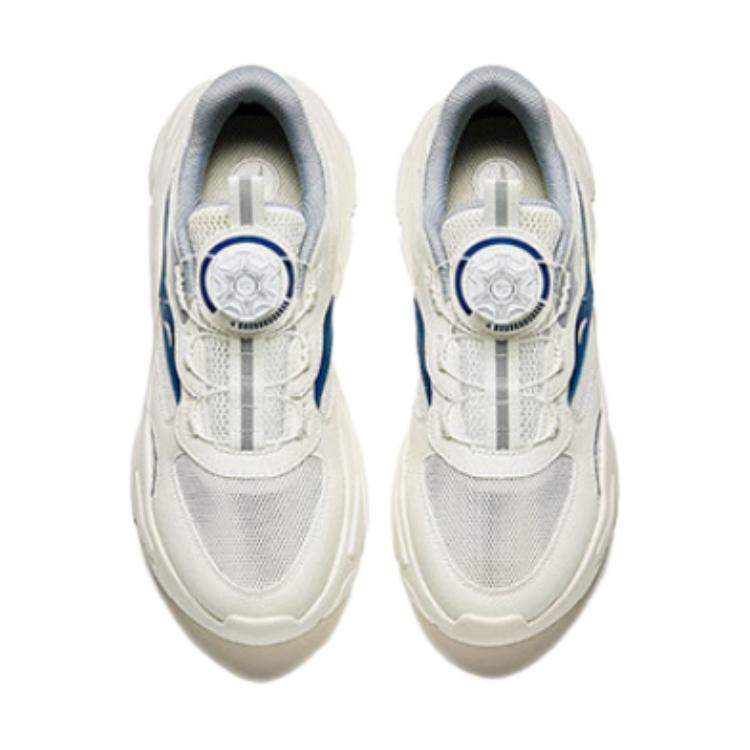 Anta Comfortable Non-Slip Durable Kids Casual Shoes Kids Sneakers White Blue A12438884-1