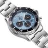 Orient TRN-TX0206L (Sport Orient Mako Solar Chronograph Herren Metall) Runde Uhr Silber