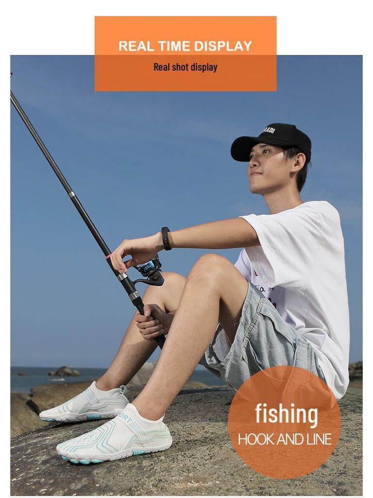 Unisex Quick-Dry Water Shoes: Ideal for Diving, Snorkeling, Beach, & Swimming