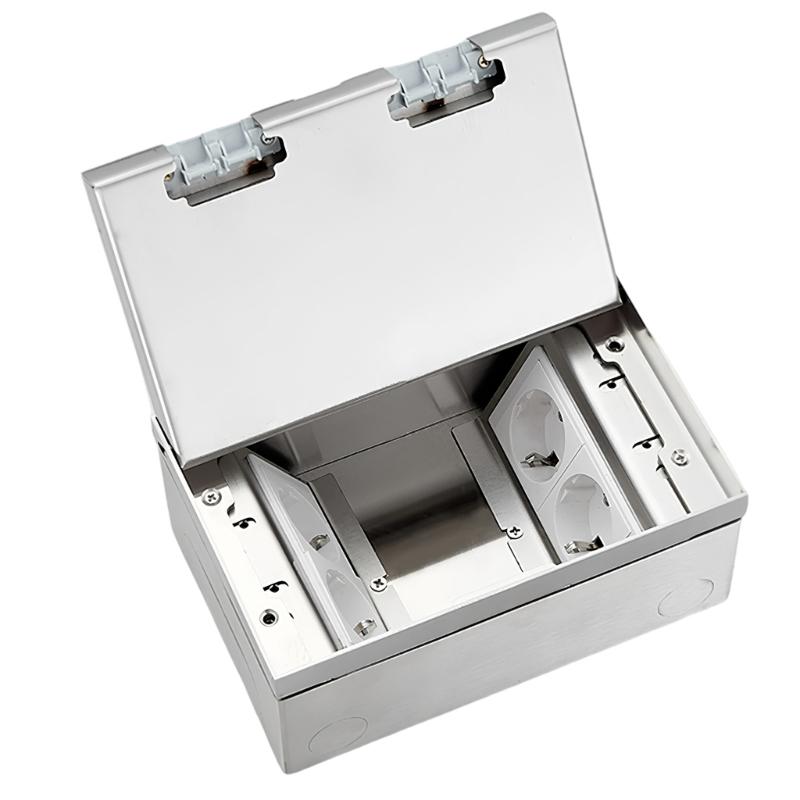 

Flat Floor Concealed Socket Embedded Stainless Steel Marble Floor Socket Box Floor Tank Floor Socket Easy to Use 1