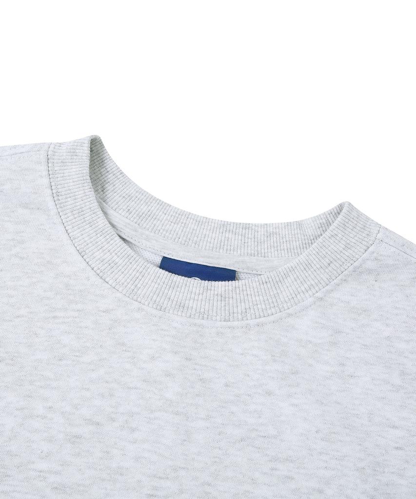 DOLPHIN WAVE APPAREL Dolphin Authentic Logo Sweatshirt Cool Grey