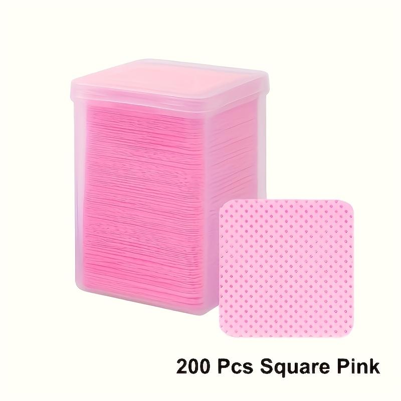 200Pcs Professional Velvet-free Nail Remover Cotton Sheet, Gel Cleaning Towel, Fragrance-free Nail Art Preparation and Finishing Cleaning Tool