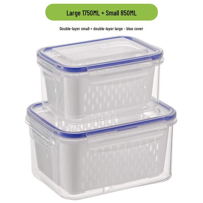 

Nordic Double-Layer Drain Basket & Storage Box