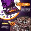 Halloween Dekoration Ideen Adventskalender, 24 Tage Countdown Kalender mit Stück Langsam Aufsteigendes Geschenk für Kinder Quetschspielzeug, Gruselige Sammlerstücke