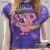 UNIFREE Nicolecheung Sweet Cool Print Short-Sleeve T-Shirt