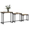 Nesting Coffee Tables 3 pcs. Artisan Oak 50.5 x 35 x 53 cm