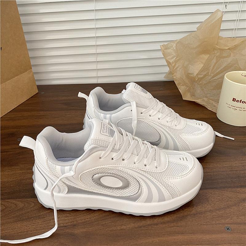 Mesh breathable waffle women 2 summer new soft-soled niche sports leisure running white shoes