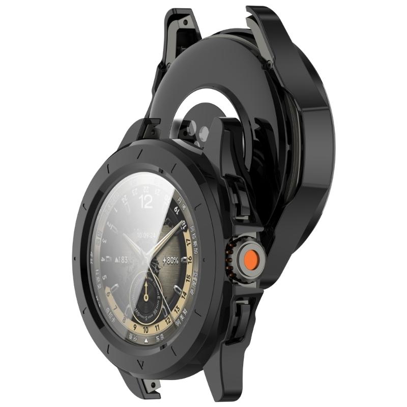 Protective Housing Cover For Watch Sport Smartwatch With Integrated Screen Guard, Shockproof Easy Installation PC Glass