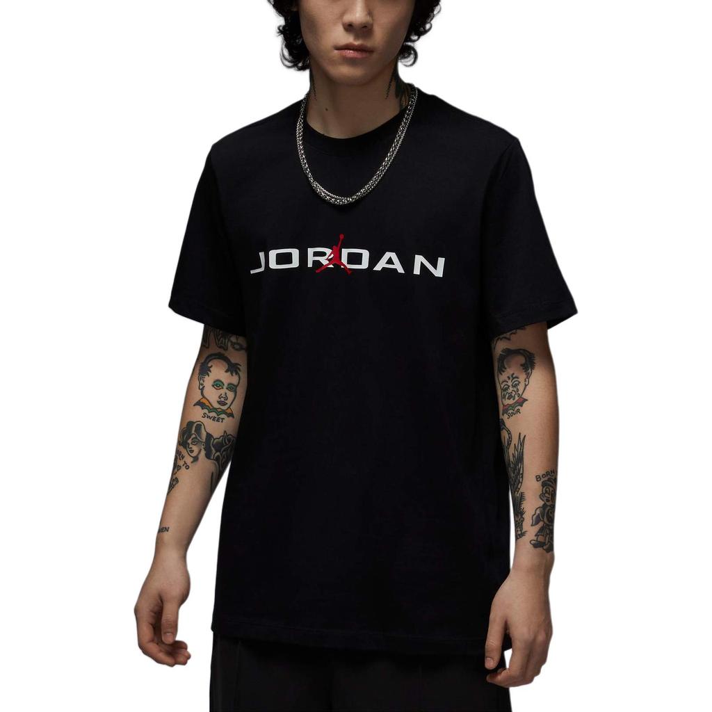 Jordan Air AS M J JD AIR SS CREW T Shirt Men's Black IB7354-010