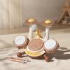 Children's Multi-Drum Musical Toy Soft Mallets Drum Station with Voice Pick-Up